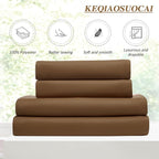 Cappuccino Brown Mocha Curtains 40x108 Inches Long 2 Panels Set, Pinch Pleated - Image 5