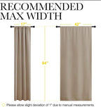 NICETOWN Blackout Curtains for Living Curtains, 2 Panels, 42 by 84, Room - Image 5