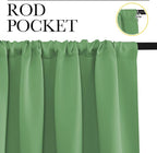NICETOWN RV Bunk Curtains, Froest Green, 2 Panels, W42 x L30 -Inch, Kitchen - Image 2
