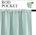 NICETOWN RV Blackout Curtains for Camper Windows, Aqua Blue, Short Blackout - Image 2