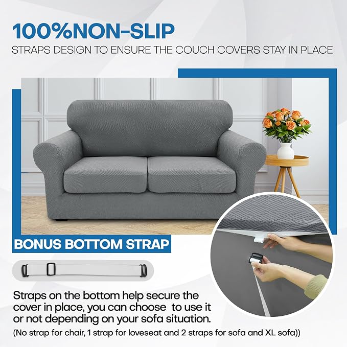 XINEAGE 2026 New 4 Pieces Couch Covers - Image 7