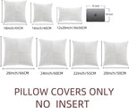 Fancy Homi 2 Packs White Lumbar Decorative Throw Pillow Covers 12x20 Inch - Image 7