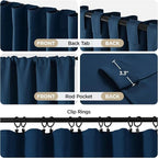 Joydeco 72 Inch Blackout Curtains - Image 3