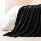 Exclusivo Mezcla Striped Twin Size Fleece Blanket - Image 6