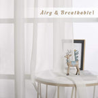 NICETOWN Sheer Window Curtain Drapes - Image 3
