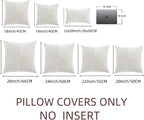 Fancy Homi 2 Packs Cream White Lumbar Decorative Throw Pillow Covers 12x20 Inch - Image 7