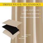 NICETOWN Room Darkening Curtains - Image 3