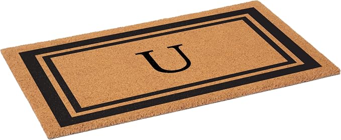 Calloway Mills 152962436U Black Border 24" x 36" Monogram Doormat - Image 4