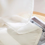 MIULEE Ivory Sheer Curtains 108 Inches Long 4 Panels 42 x 108 Inches | Light - Image 7