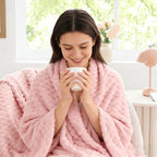 BEDELITE Pink Large Throw Blanket - Image 4