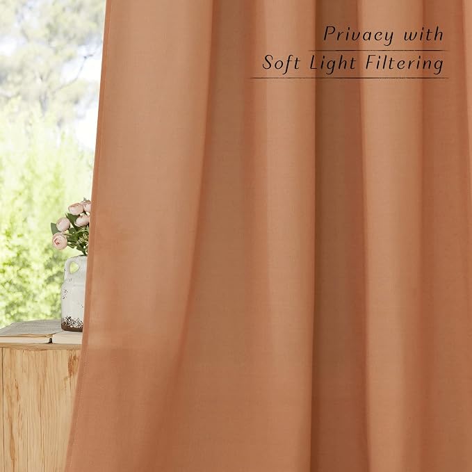 NICETOWN Linen 78 inch Curtains - Image 4