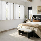 MIULEE Pure White Blackout Curtains 4 Panels Set 72 Inch Length Bedroom | - Image 2