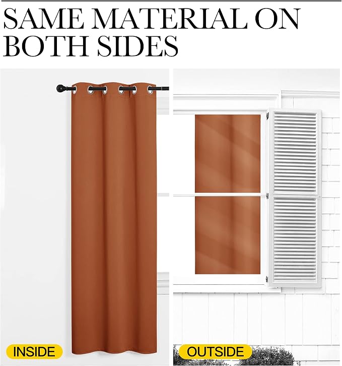 NICETOWN Nursery Essential Thermal Insulated Solid Grommet Top Blackout - Image 5