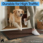 GORILLA GRIP 100% Waterproof All-Season WeatherMAX Doormat US Designed Natural - Image 7
