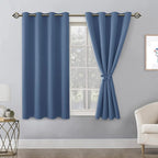 Blackout Curtains for Bedroom, 52 x 45 Inch, 2 Panels | Thermal Insulated & - Image 8