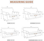Easy-Going Waterproof Loveseat Couch Cover Stretch Jacquard Sofa Cover | Dual - Image 6