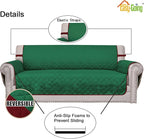 Easy-Going Reversible Couch Cover, 2 Cushion Sofa, Water Resistant Mat - Image 3