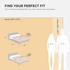 Bedsure GentleSoft Fluffy Cream Blankets Queen Size - Image 9