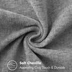 MIULEE Decorative Couch Throw Pillow Covers 18x18 Inch Dark Gray 2 Pack | - Image 4