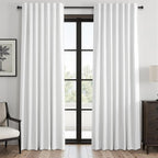 Topfinel Linen Blackout Curtains 86 Inches Long 2 Panels - Image 3