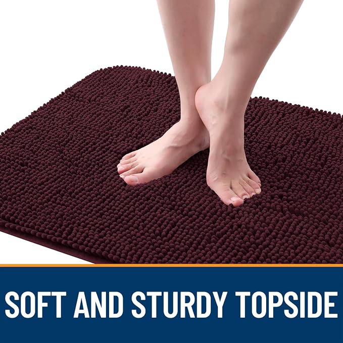 OLANLY Dog Door Mat for Muddy Paws 47x20, Super Absorbent Chenille Mud Mat | - Image 4