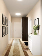 Custom Length Hallway Runner Rug, Slip Resistant, Trellis Beige, 26 Inch X 6 - Image 3