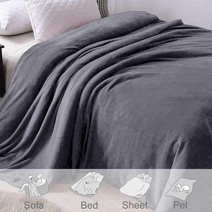 Exclusivo Mezcla Soft Large Fleece Throw Blanket - Image 4