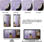Chyhomenyc Lilac Sheer Curtains 84 Inches Long - Image 8