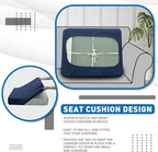 XINEAGE Couch Cushion Covers Seat Cushion Cover Thick Stretch Sofa Slipcovers 1 - Image 6