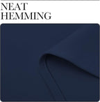 NICETOWN Navy Blue Blackout Curtains - Image 8