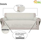 Easy-Going Chair Sofa Slipcover Reversible Sofa Cover Water Resistant Couch - Image 3