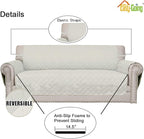 Easy-Going Reversible Loveseat Couch Cover - Image 3