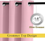 NICETOWN Blackout Curtain Drape 72 inch Long - Image 4