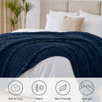 BEDELITE Ribbed King Size Blanket - Image 2