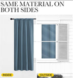 NICETOWN 2 Panels Blackout Curtains, Rod Pocket Thermal Insulated Drapess - Image 6