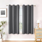 ChrisDowa Blackout Curtains for Bedroom and Living Room 45 Inches Long | 2 by ChrisDowa