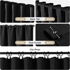 Joydeco 72 Inch Blackout Curtains - Image 4