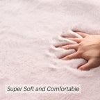 ORINOVA Fluffy Pink Washable Runner Rugs - Image 5