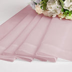 Chyhomenyc Blush Pink Sheer Valances - Image 8