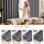 H.VERSAILTEX Blackout Grey Curtains - Image 5