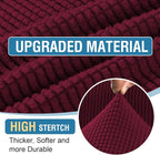 H.VERSAILTEX Sectional Couch Covers 8 Pieces Stretch Sofa Covers - Image 4