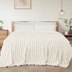 Exclusivo Mezcla Striped Twin Size Fleece Blanket by ExclusivoMezcla