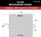 Easy-Going Reversible Couch Cover, Large Futon Sofa, Water Resistant Furniture - Image 6