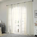 Sheer Curtains 96 Inch Length, Elegant Sheer Curtains - Image 2