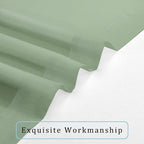 Sheer Curtains Sage Green, Light Filtering - Image 7