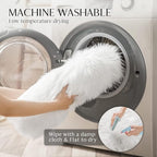 Ashler Faux Fur Rug, 2 x 3 Ft, Machine Washable | Fluffy Sheepskin Fur - Image 5