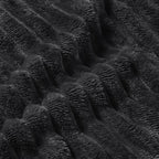 BEDELITE 3D Ribbed Jacquard Black King Size Blankets - Image 4