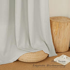 NICETOWN Rustic Linen 102 inch Long Curtains - Image 2
