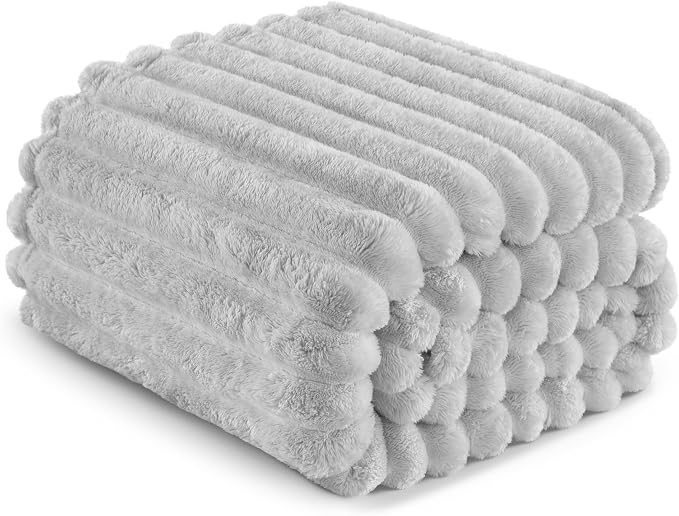 Exclusivo Mezcla Striped King Size Fleece Blanket - Image 8
