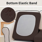 Easy-Going Stretch 3 Pieces Oversized Couch Cushion Cover - Image 4